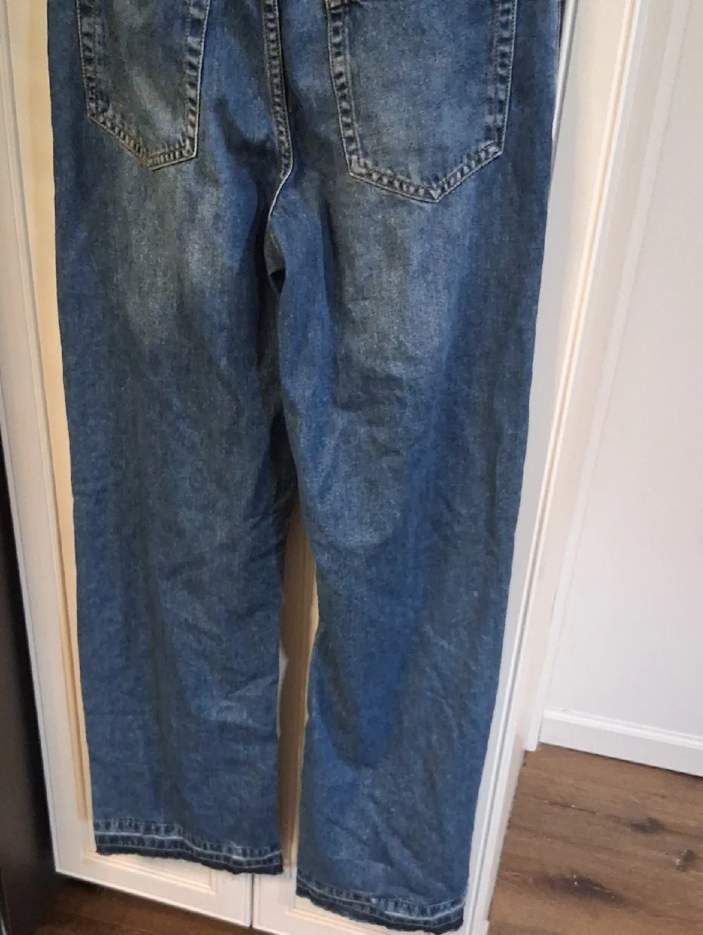 Lucky Brand Wide Leg Two-Tone Blue Jeans - Women NWT - Picture 8 of 9